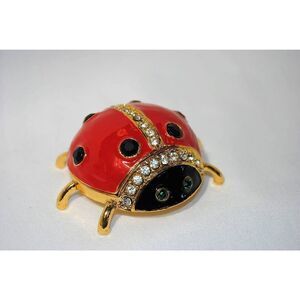 Taylor Avedon Ladybug Jewelry /Trinket Box